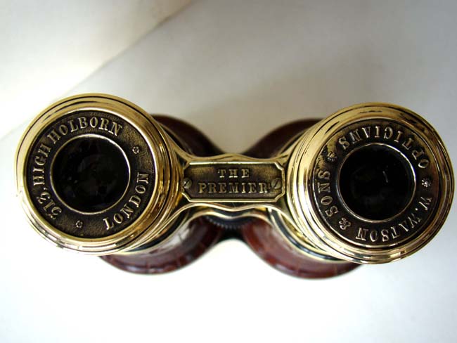 An exceptionally fine pair of Antique Binoculars dated 1901 and made by "W.Watson & Sons, Opticians, 313 High Holborn str., London." — image 2